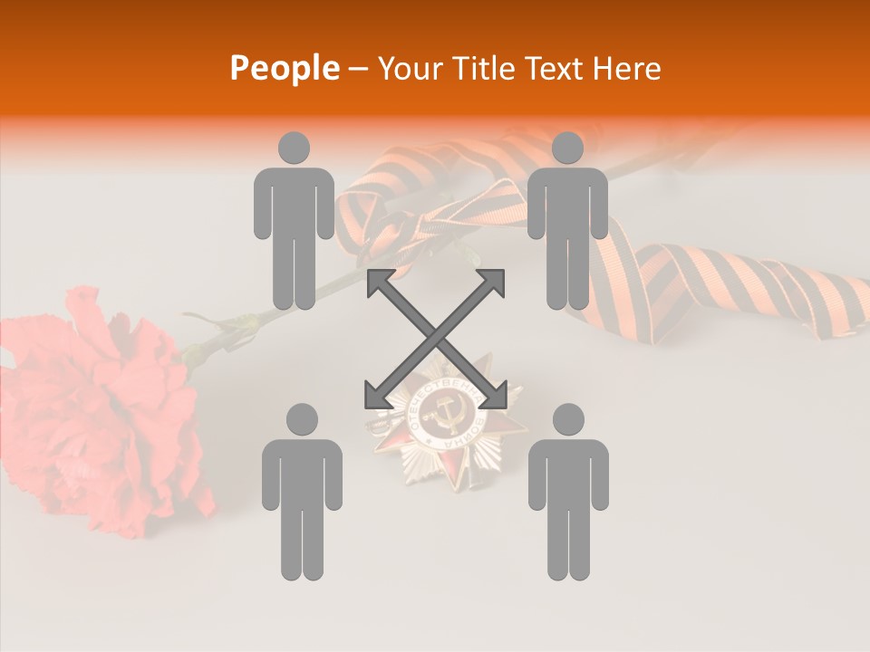 Award History Ribbon PowerPoint Template