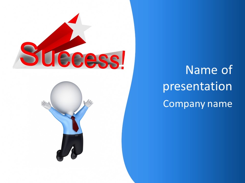 Luck Achievement Progress PowerPoint Template