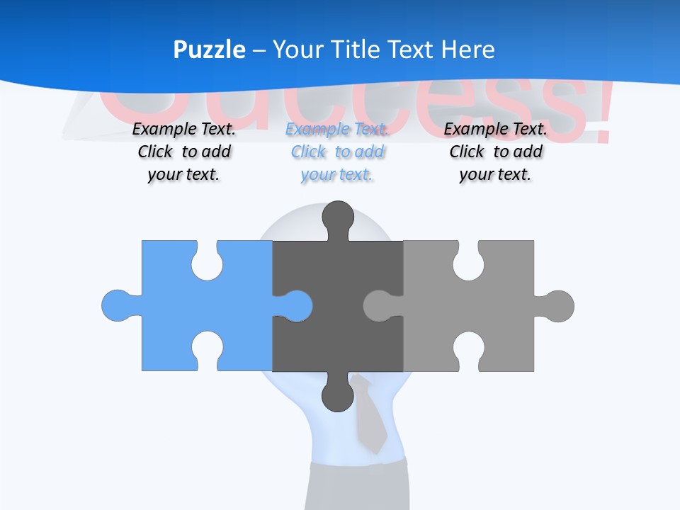 Luck Achievement Progress PowerPoint Template