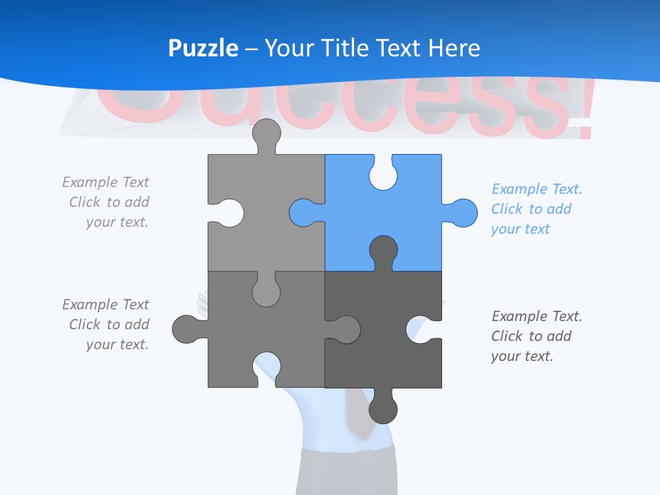Luck Achievement Progress PowerPoint Template