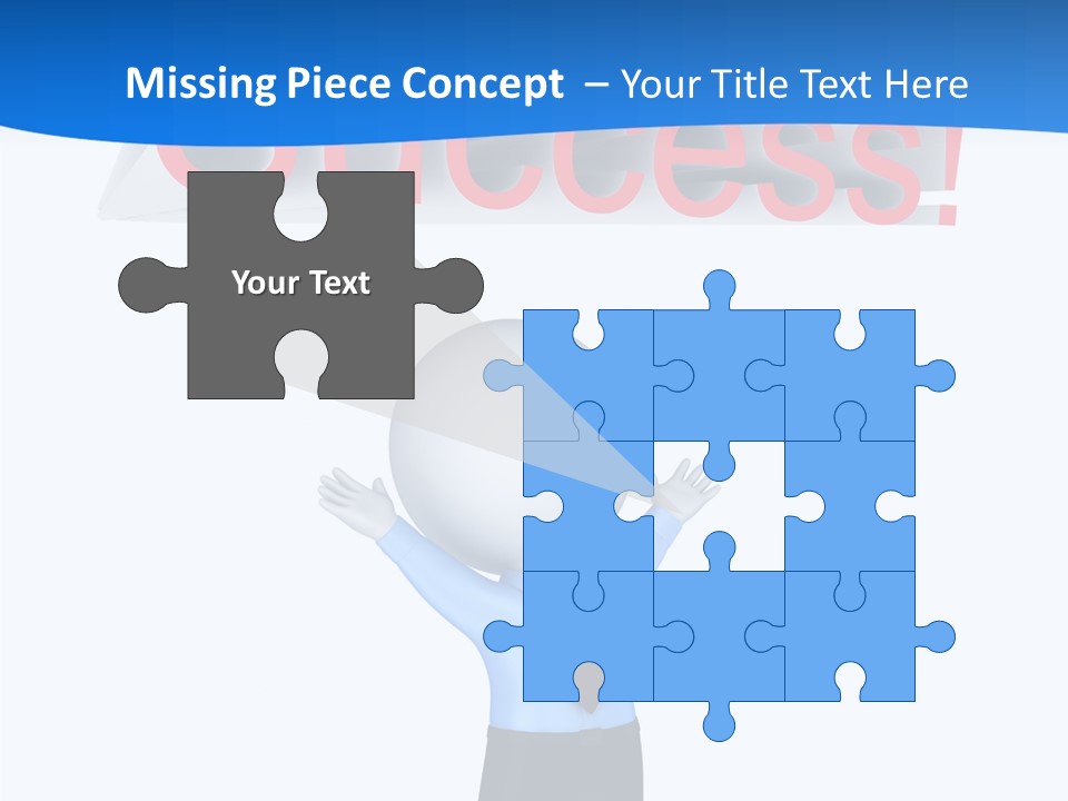 Luck Achievement Progress PowerPoint Template