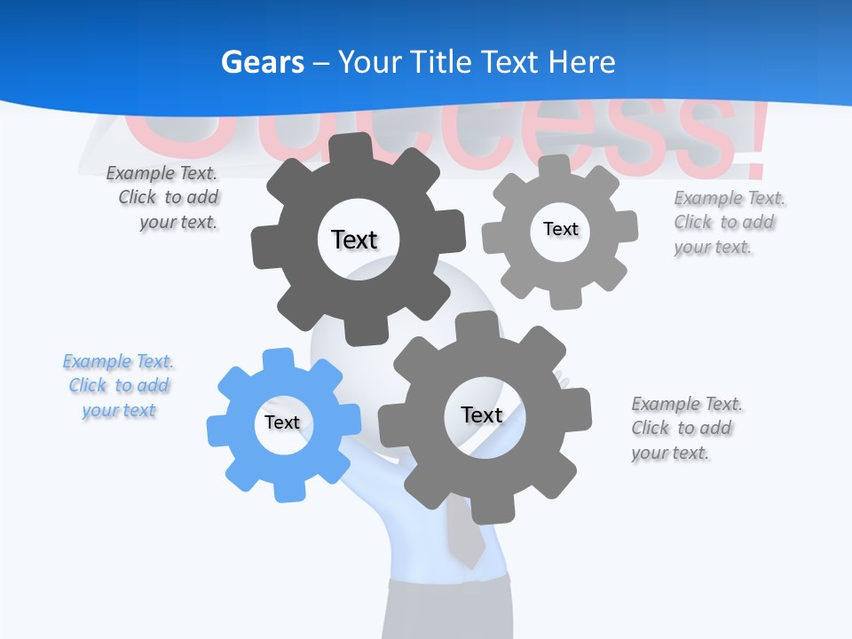 Luck Achievement Progress PowerPoint Template