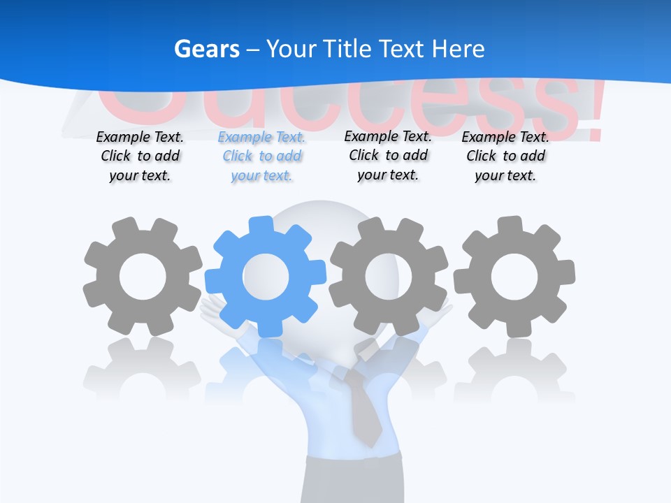 Luck Achievement Progress PowerPoint Template