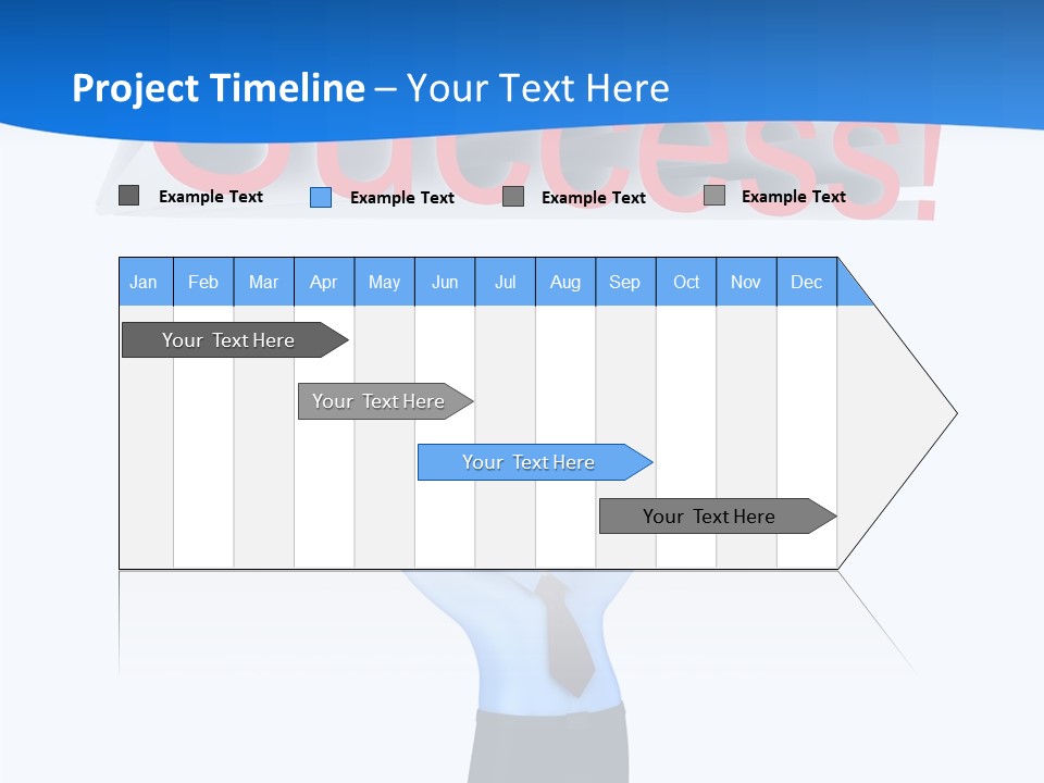 Luck Achievement Progress PowerPoint Template