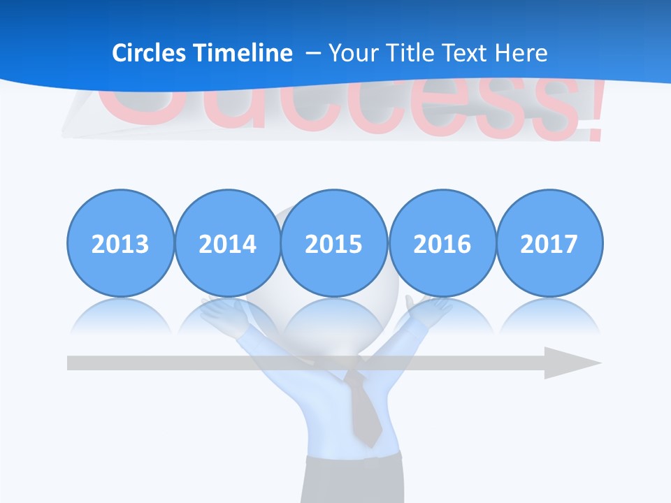 Luck Achievement Progress PowerPoint Template