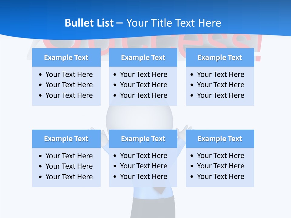 Luck Achievement Progress PowerPoint Template