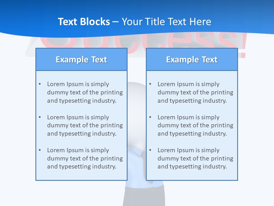Luck Achievement Progress PowerPoint Template