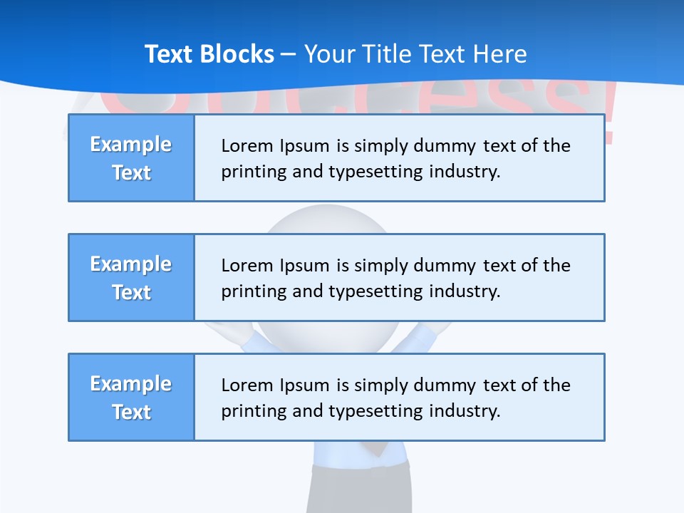 Luck Achievement Progress PowerPoint Template