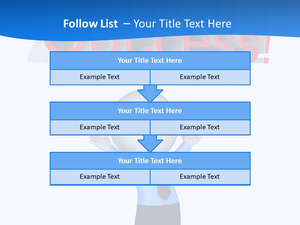 Luck Achievement Progress PowerPoint Template