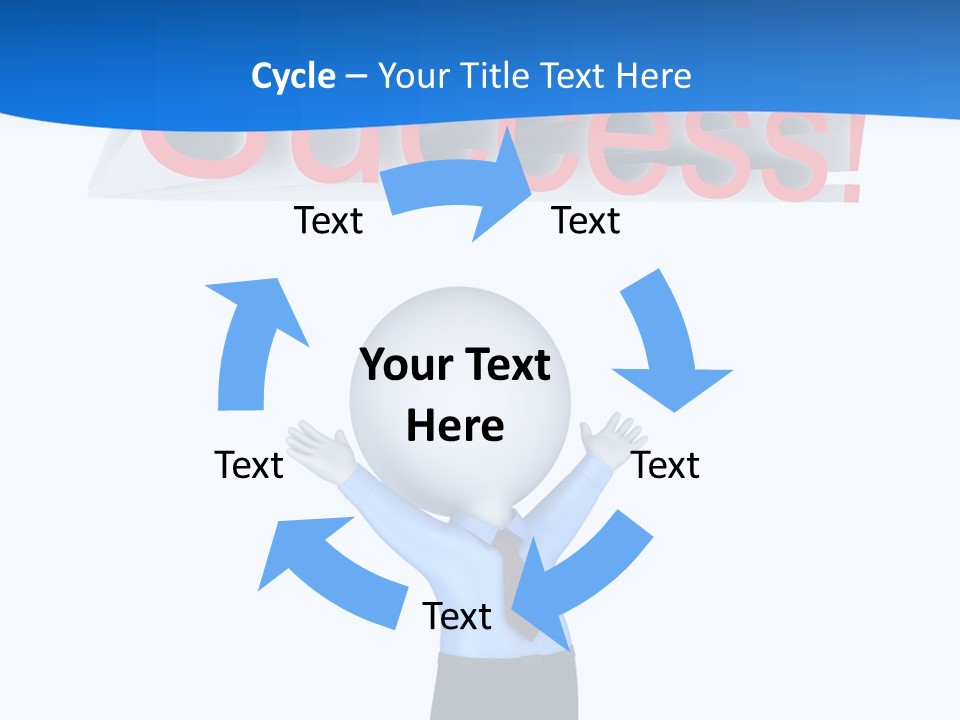 Luck Achievement Progress PowerPoint Template