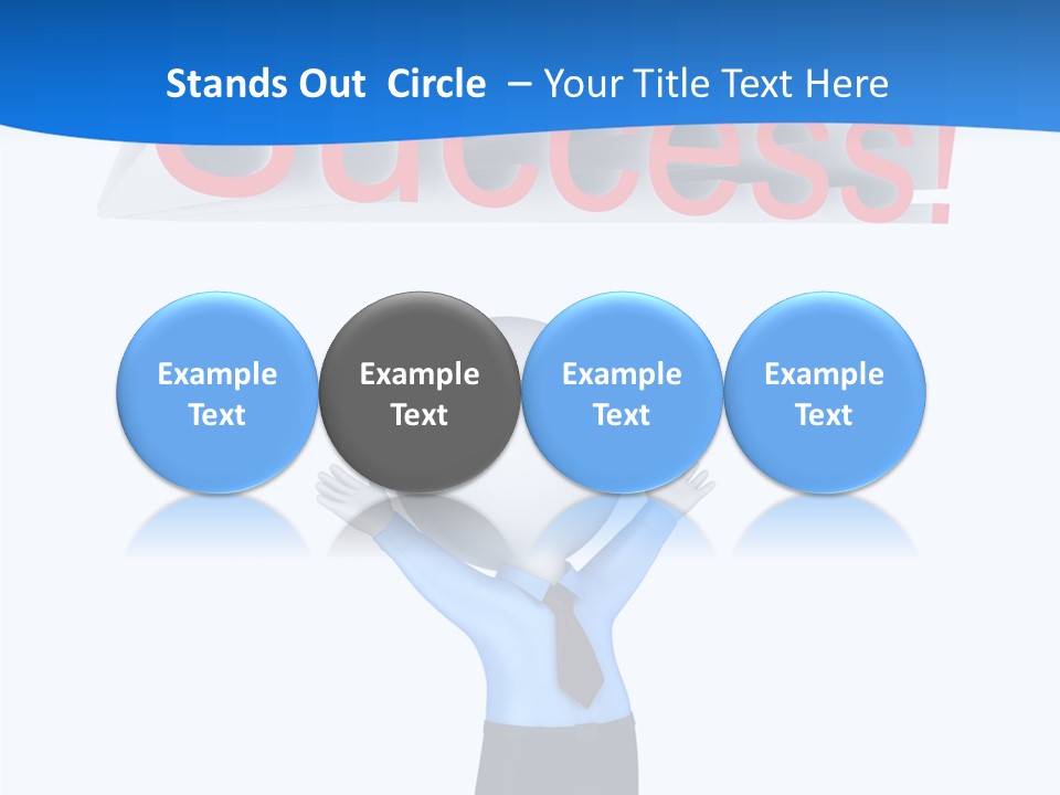 Luck Achievement Progress PowerPoint Template