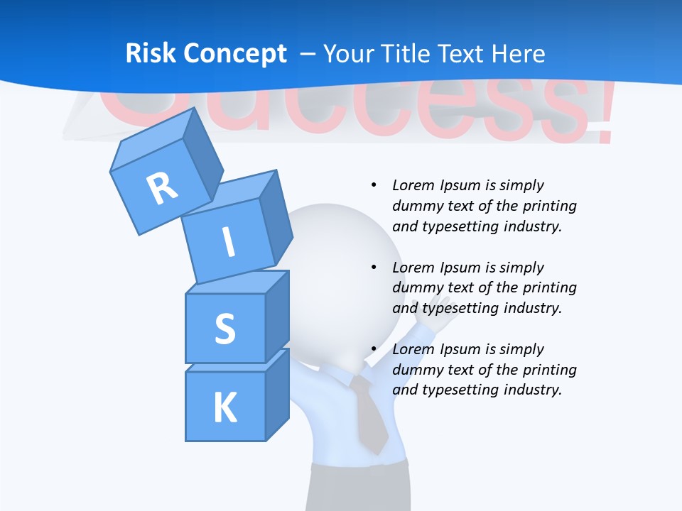 Luck Achievement Progress PowerPoint Template