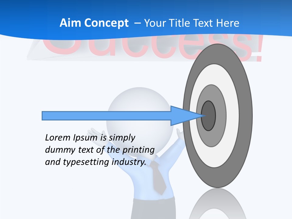 Luck Achievement Progress PowerPoint Template