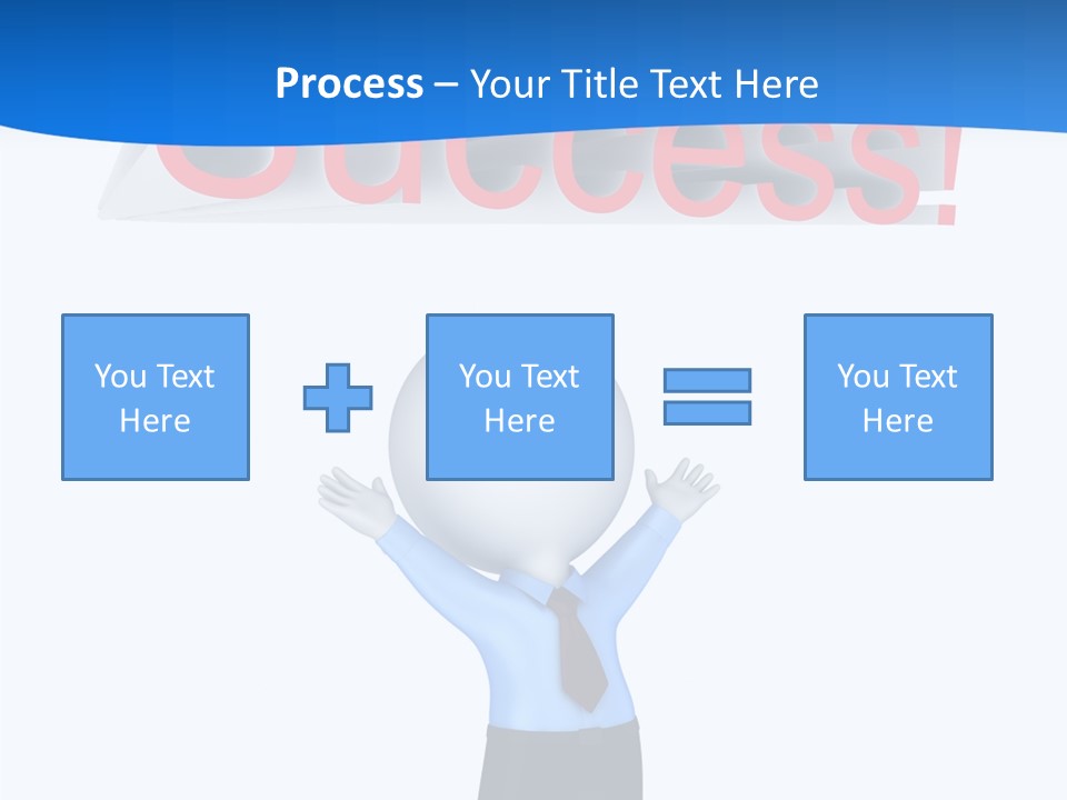 Luck Achievement Progress PowerPoint Template