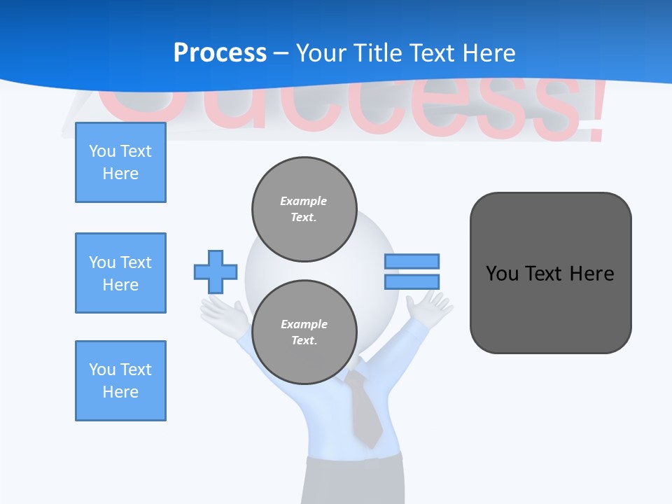 Luck Achievement Progress PowerPoint Template