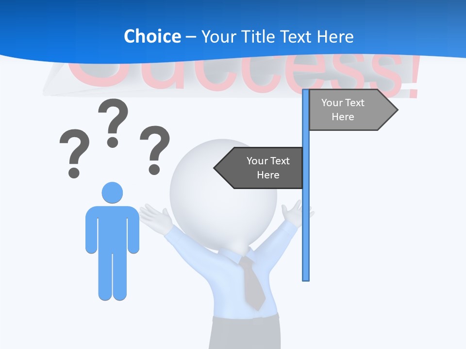Luck Achievement Progress PowerPoint Template