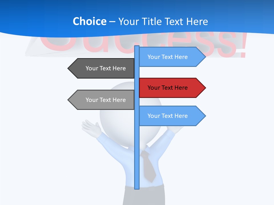 Luck Achievement Progress PowerPoint Template