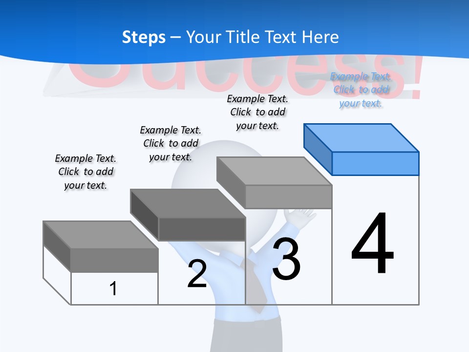 Luck Achievement Progress PowerPoint Template