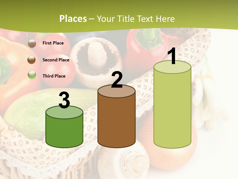 Aubergine Leaf Lettuce PowerPoint Template