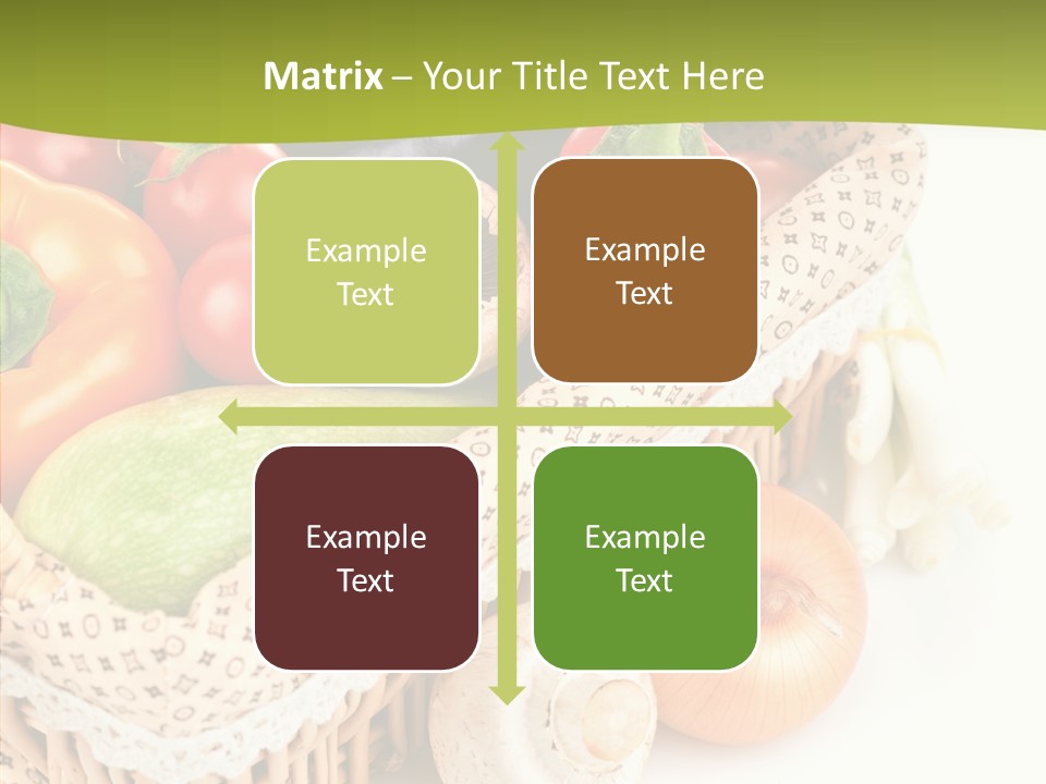 Aubergine Leaf Lettuce PowerPoint Template