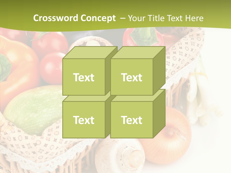 Aubergine Leaf Lettuce PowerPoint Template