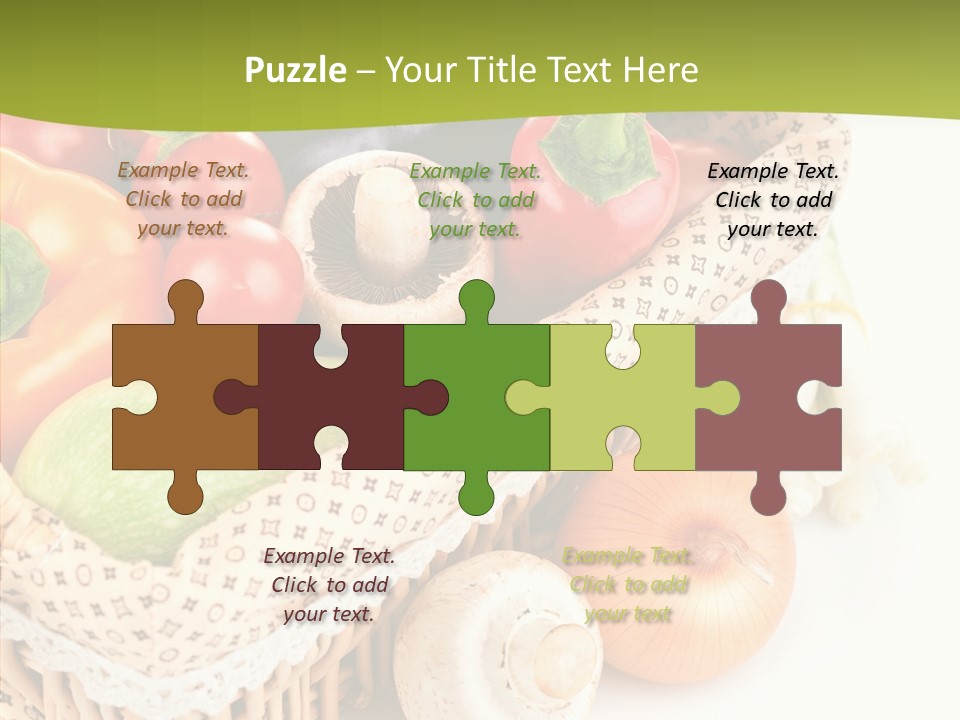 Aubergine Leaf Lettuce PowerPoint Template