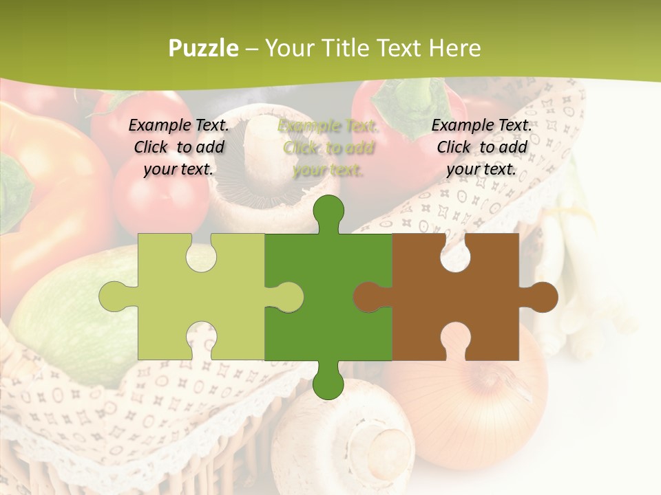 Aubergine Leaf Lettuce PowerPoint Template