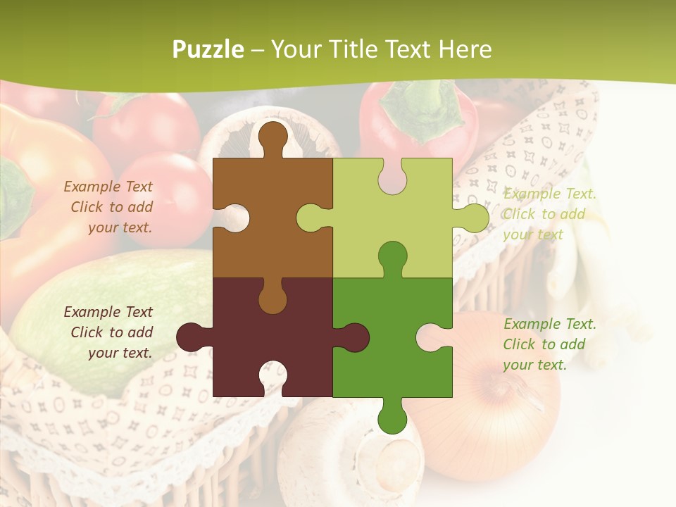 Aubergine Leaf Lettuce PowerPoint Template