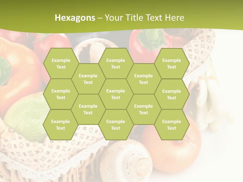 Aubergine Leaf Lettuce PowerPoint Template