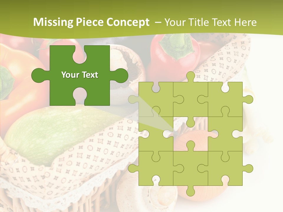 Aubergine Leaf Lettuce PowerPoint Template