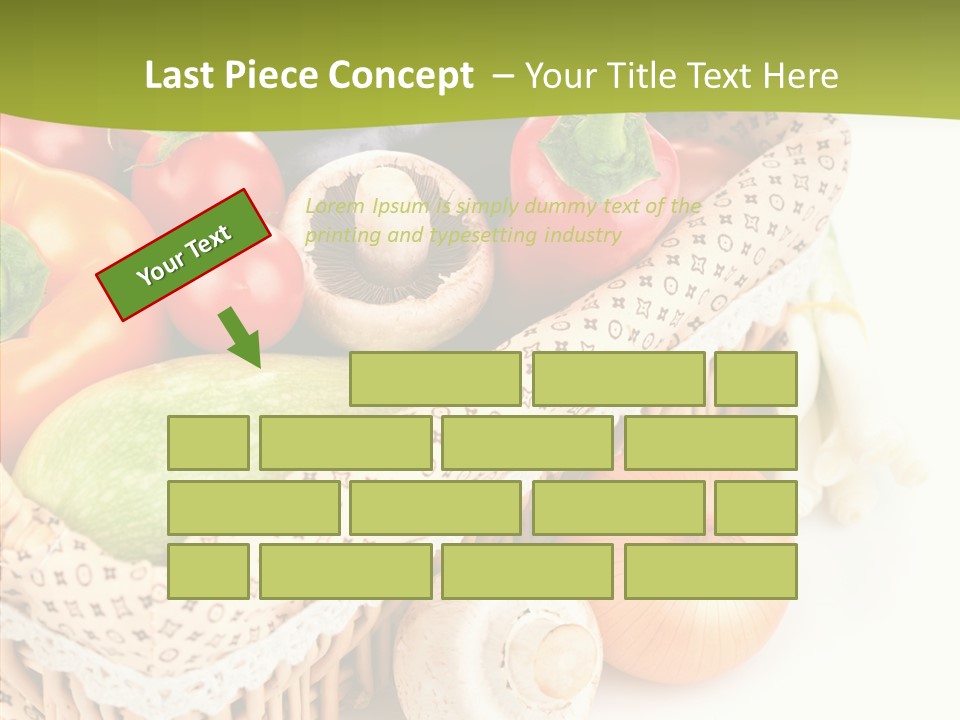 Aubergine Leaf Lettuce PowerPoint Template