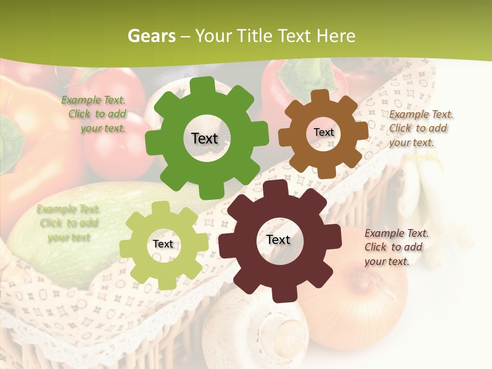 Aubergine Leaf Lettuce PowerPoint Template