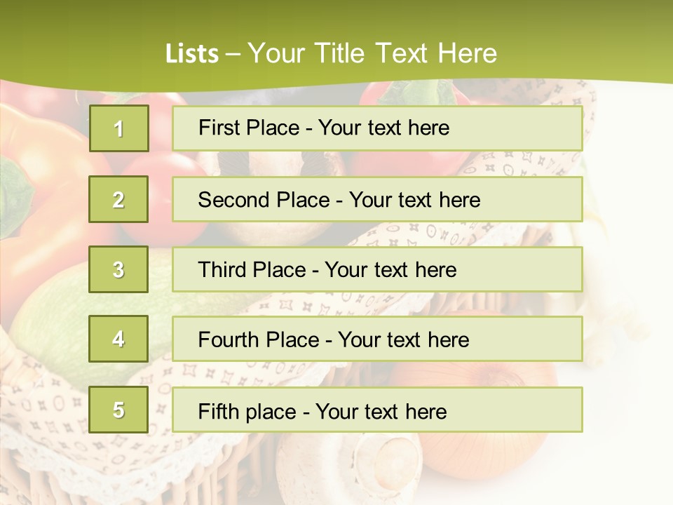 Aubergine Leaf Lettuce PowerPoint Template