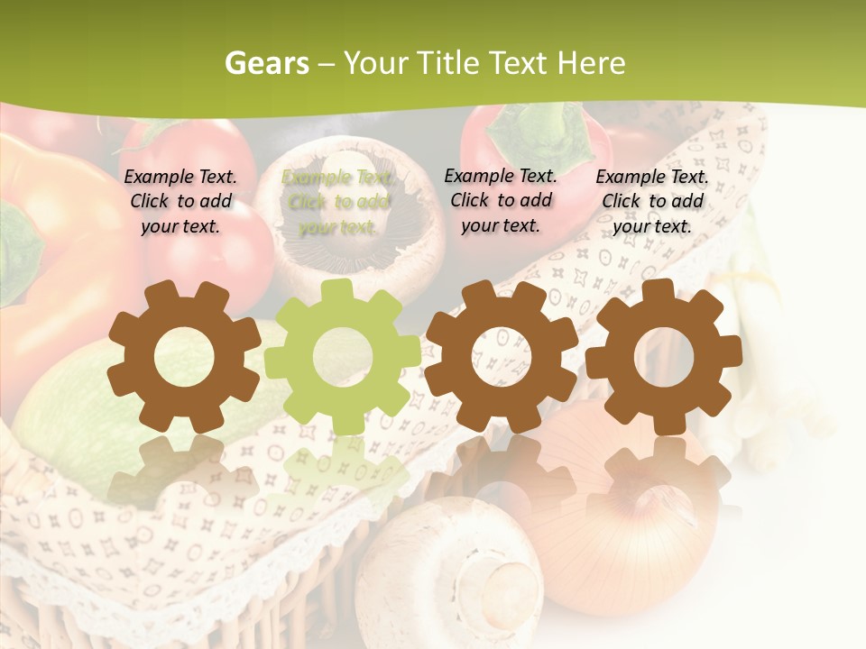 Aubergine Leaf Lettuce PowerPoint Template