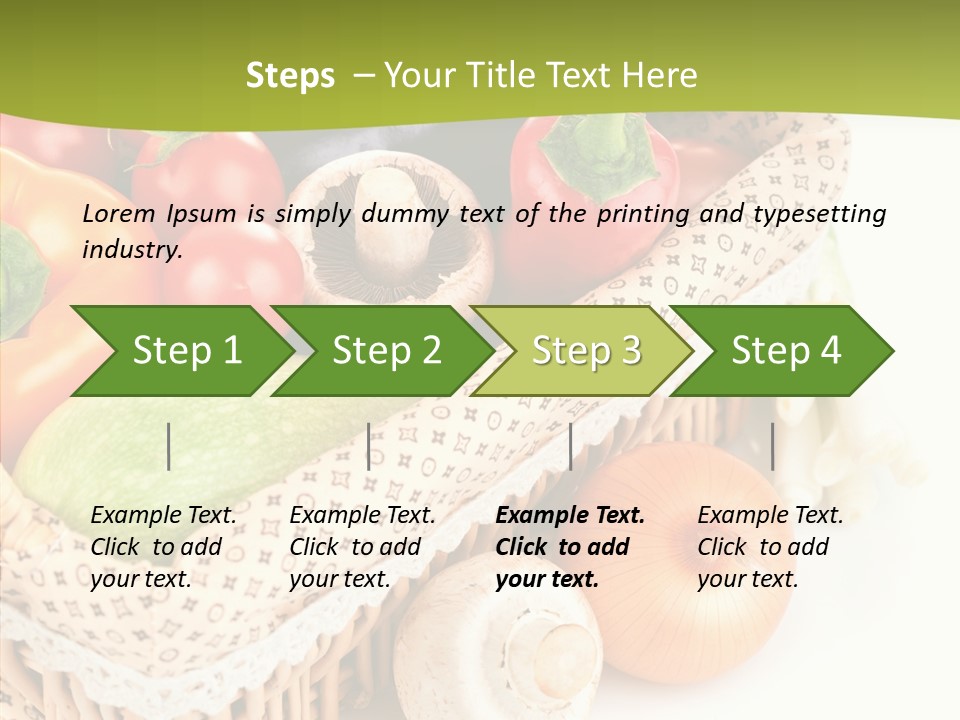 Aubergine Leaf Lettuce PowerPoint Template