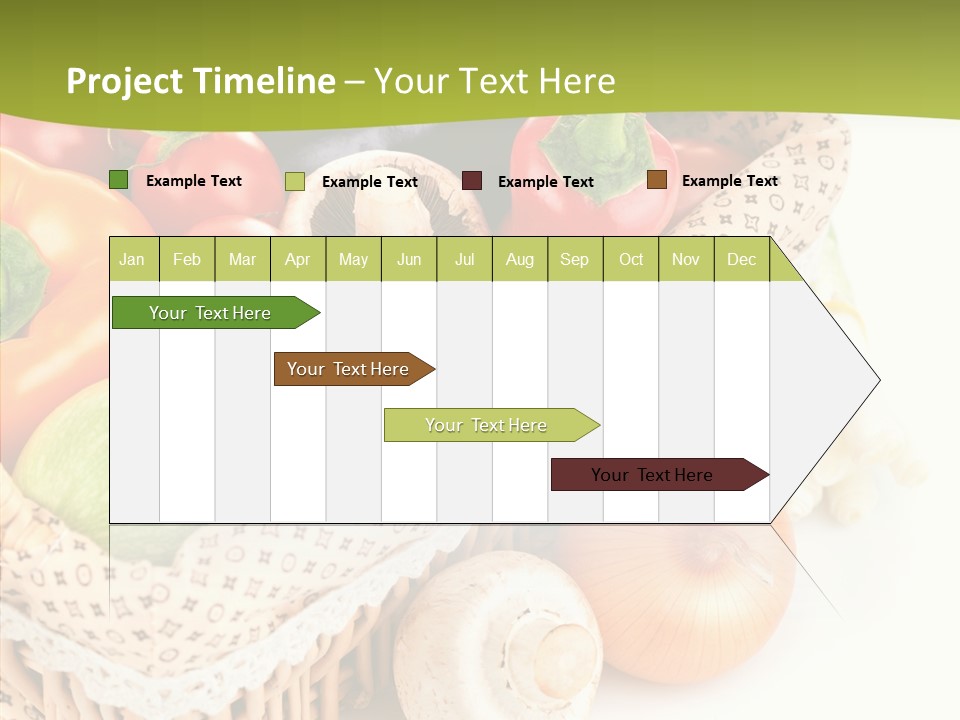 Aubergine Leaf Lettuce PowerPoint Template