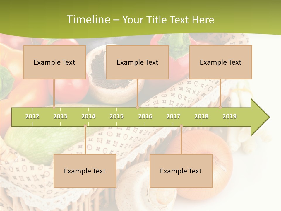 Aubergine Leaf Lettuce PowerPoint Template