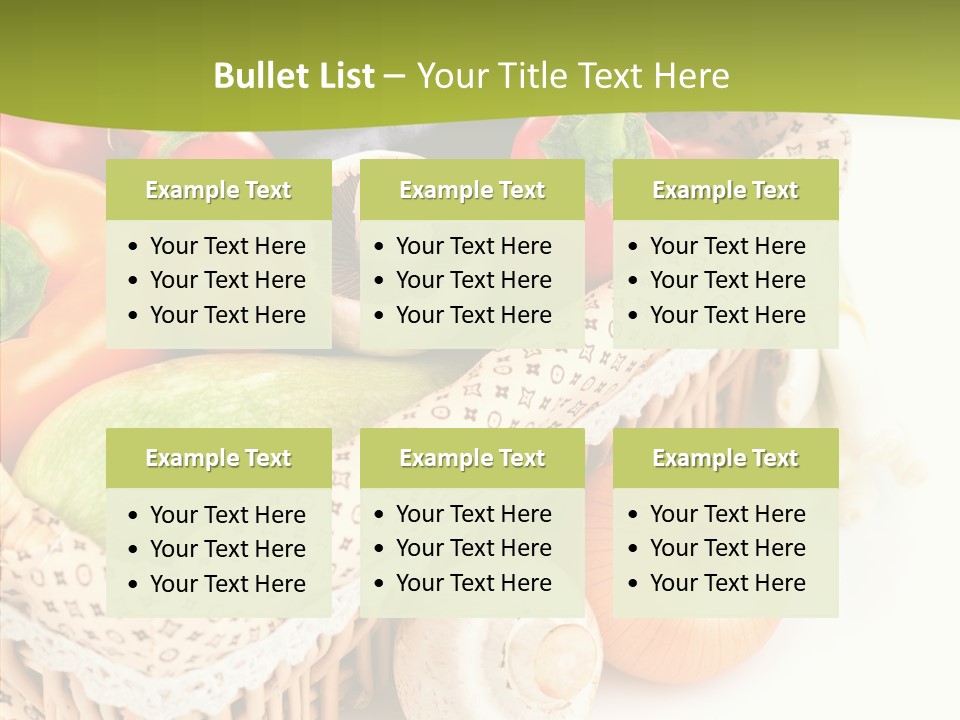 Aubergine Leaf Lettuce PowerPoint Template