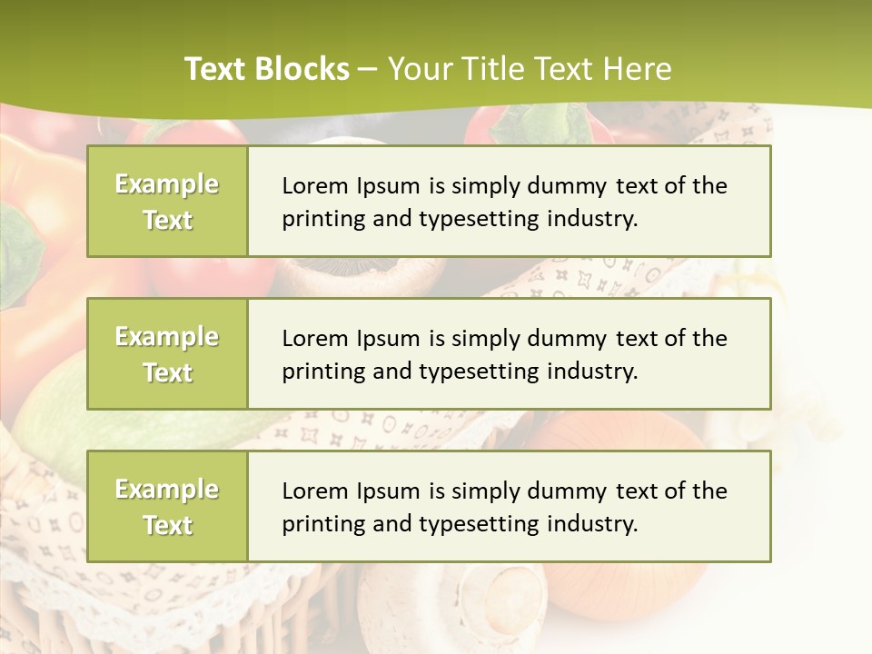 Aubergine Leaf Lettuce PowerPoint Template