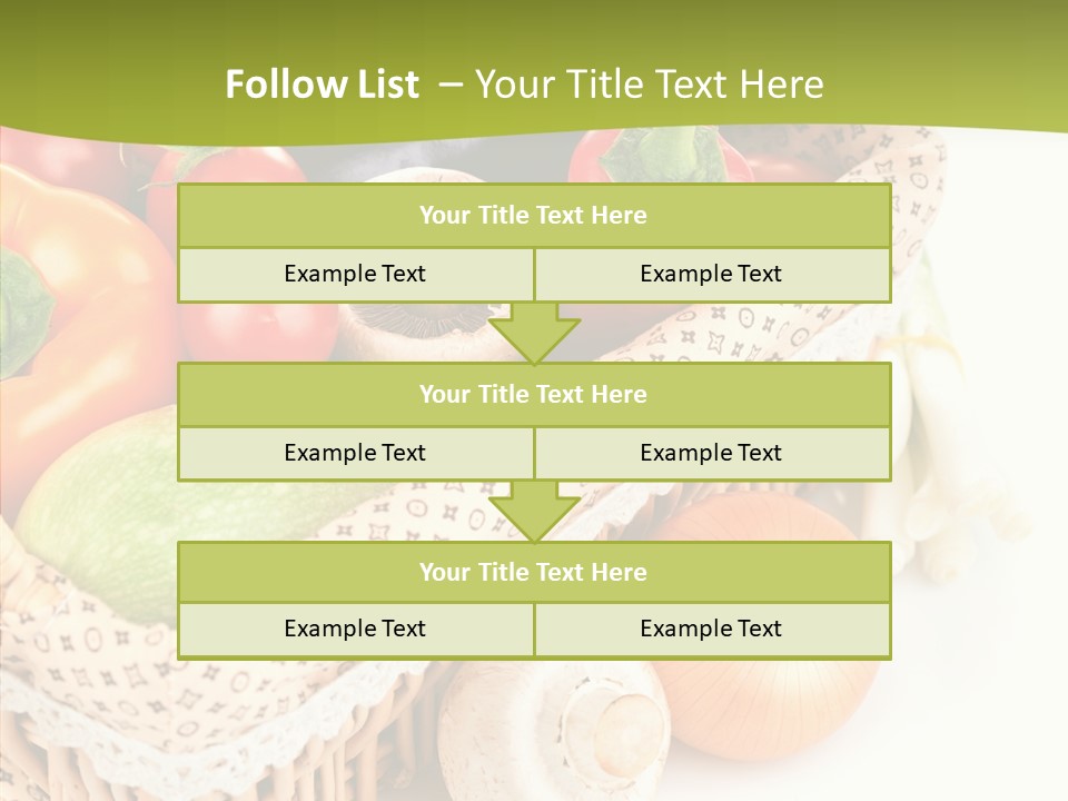 Aubergine Leaf Lettuce PowerPoint Template