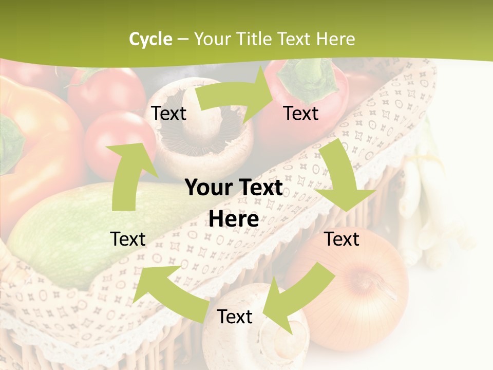 Aubergine Leaf Lettuce PowerPoint Template