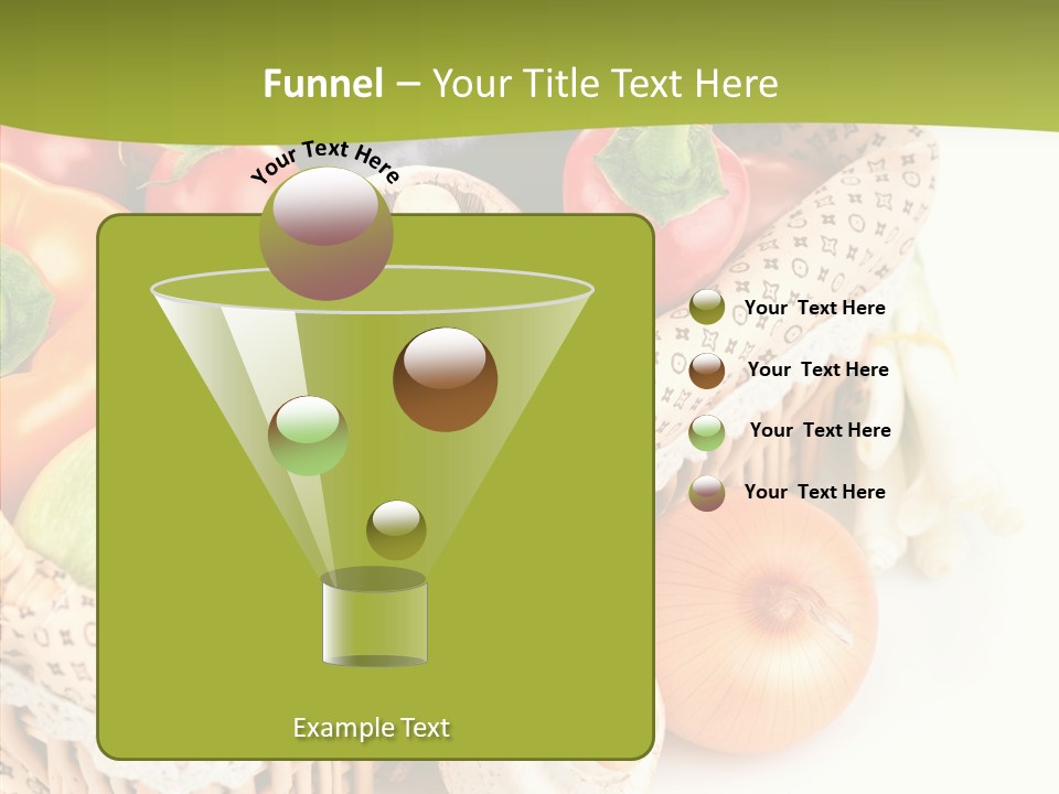 Aubergine Leaf Lettuce PowerPoint Template