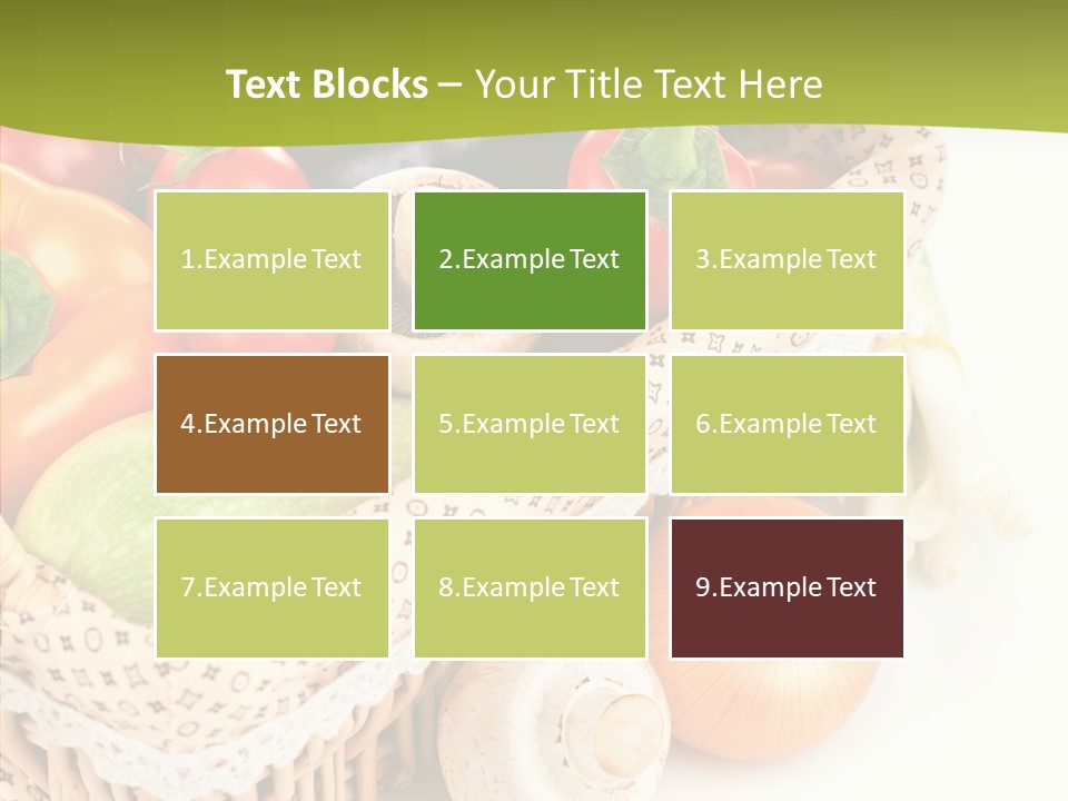 Aubergine Leaf Lettuce PowerPoint Template