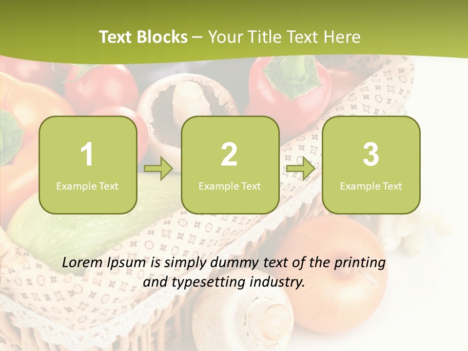 Aubergine Leaf Lettuce PowerPoint Template