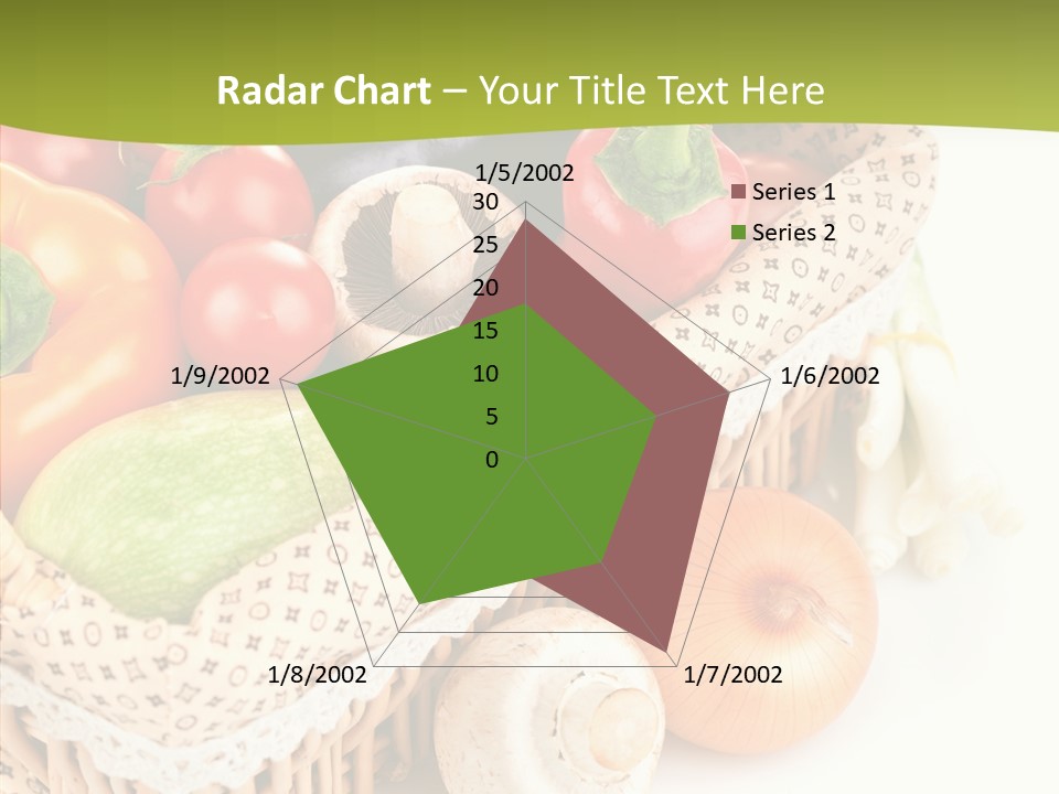 Aubergine Leaf Lettuce PowerPoint Template