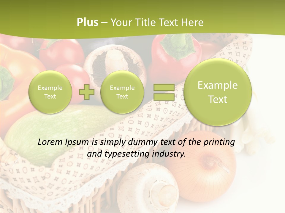 Aubergine Leaf Lettuce PowerPoint Template