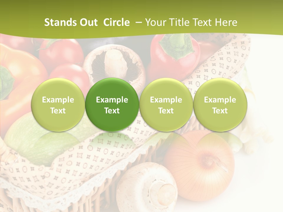 Aubergine Leaf Lettuce PowerPoint Template