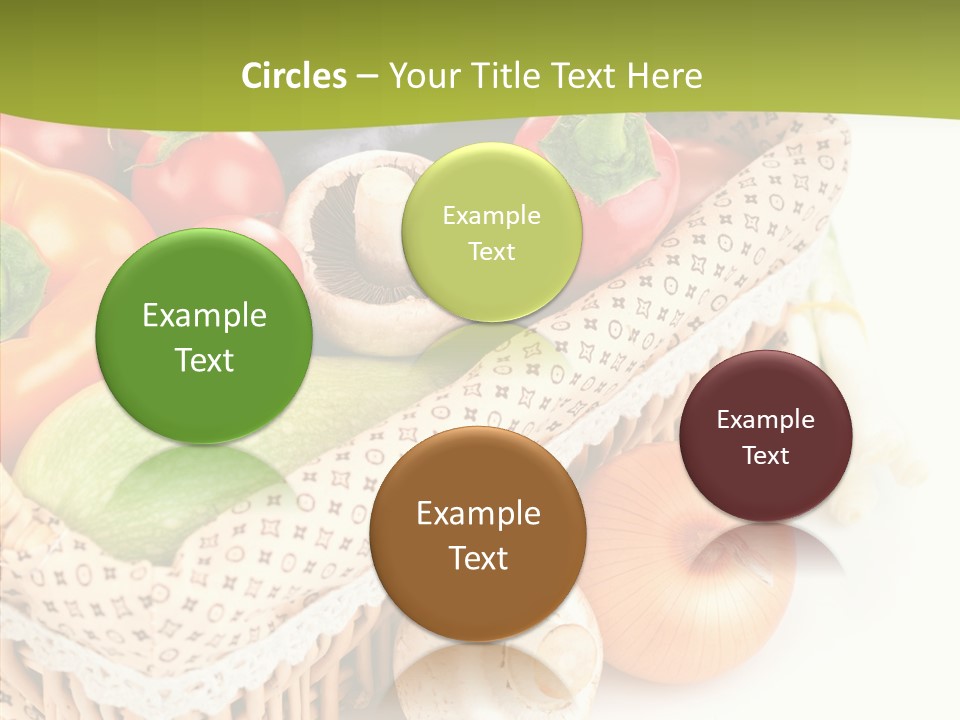 Aubergine Leaf Lettuce PowerPoint Template