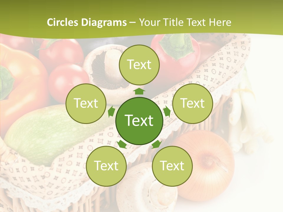 Aubergine Leaf Lettuce PowerPoint Template