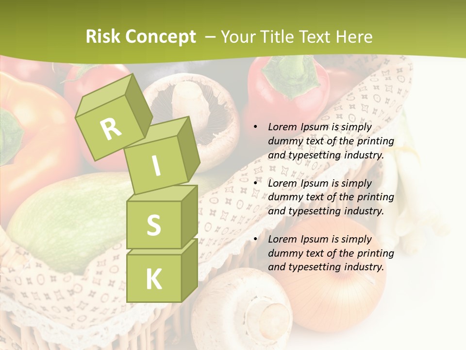 Aubergine Leaf Lettuce PowerPoint Template